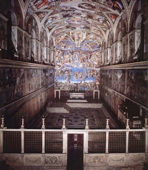 Interior of the Sistine Chapel